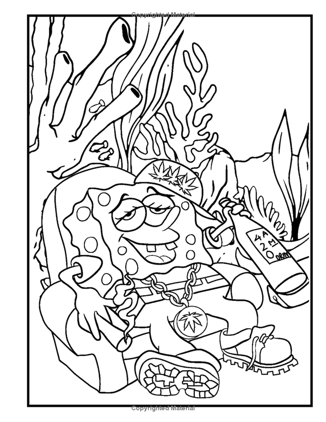 Sponge Bob Coloring Sheet 67