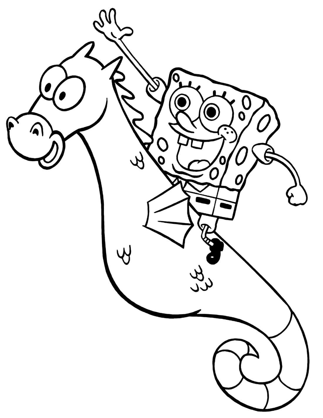 Sponge Bob Coloring Sheet 69