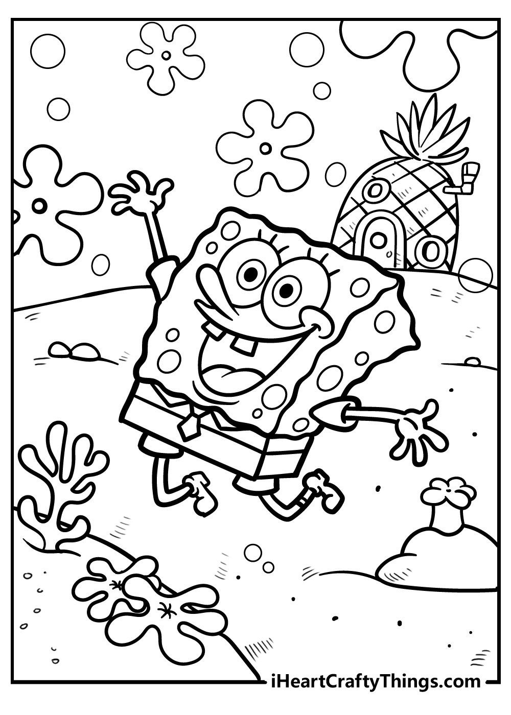 Sponge Bob Coloring Sheet 70