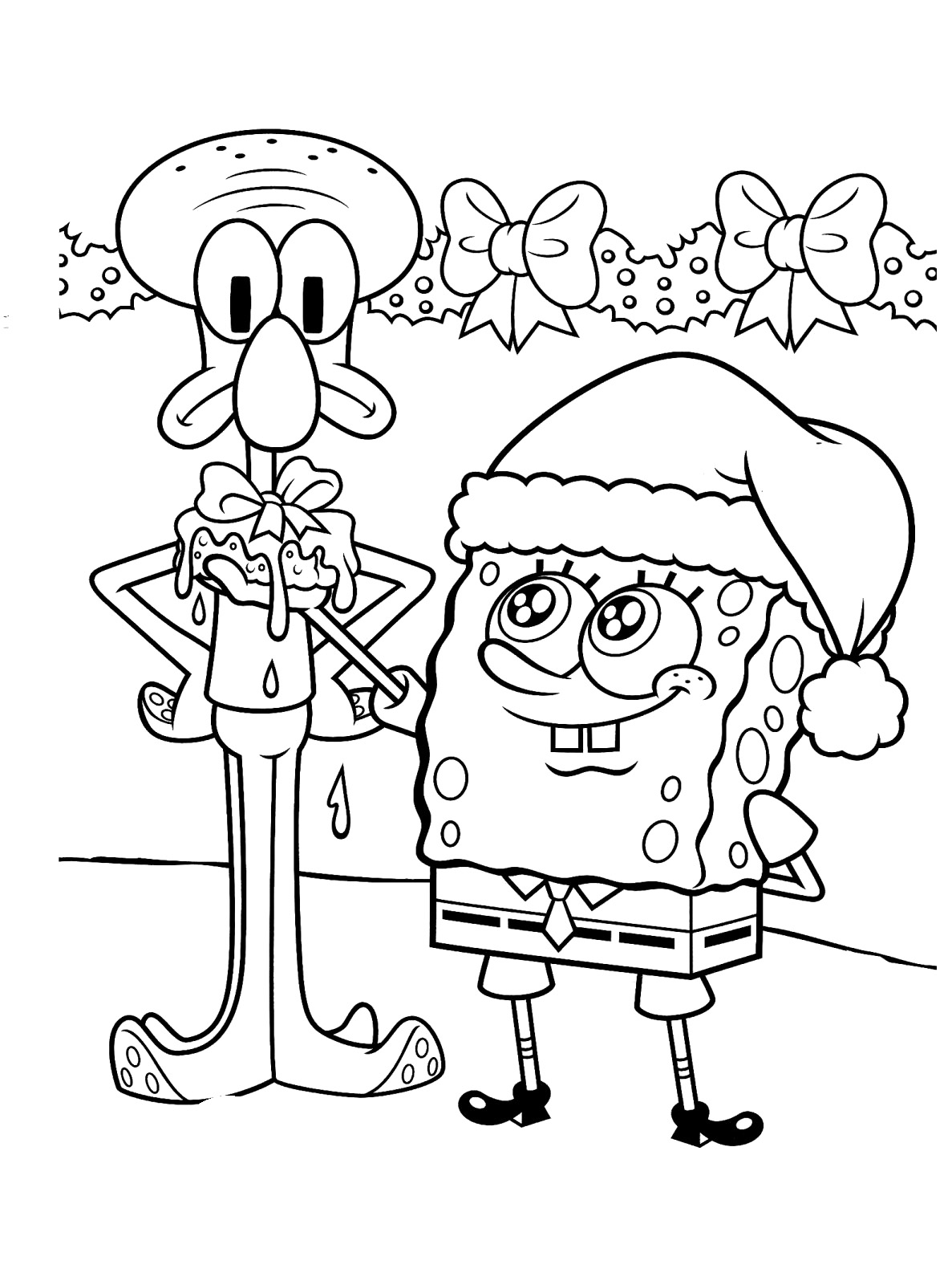 Sponge Bob Coloring Sheet 71