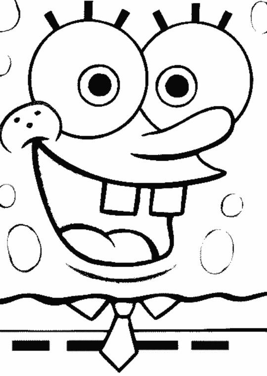 Sponge Bob Coloring Sheet 75