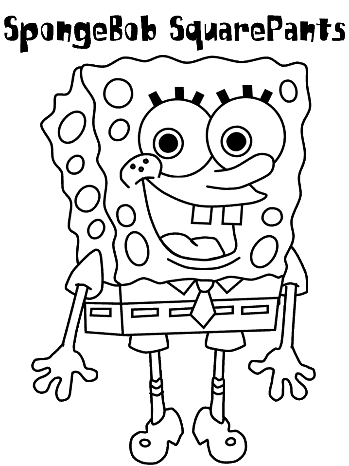 Sponge Bob Coloring Sheet 78