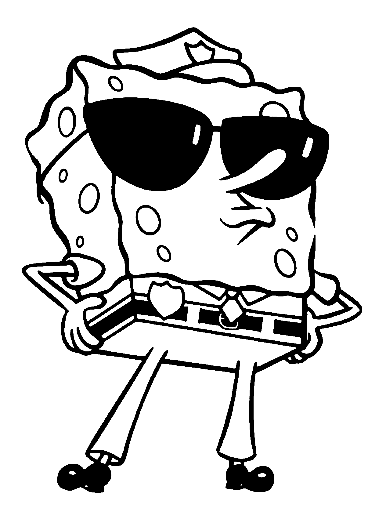 Sponge Bob Coloring Sheet 83