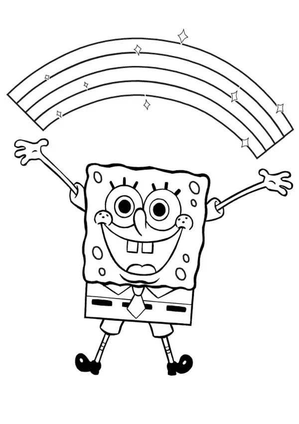 Sponge Bob Coloring Sheet 93