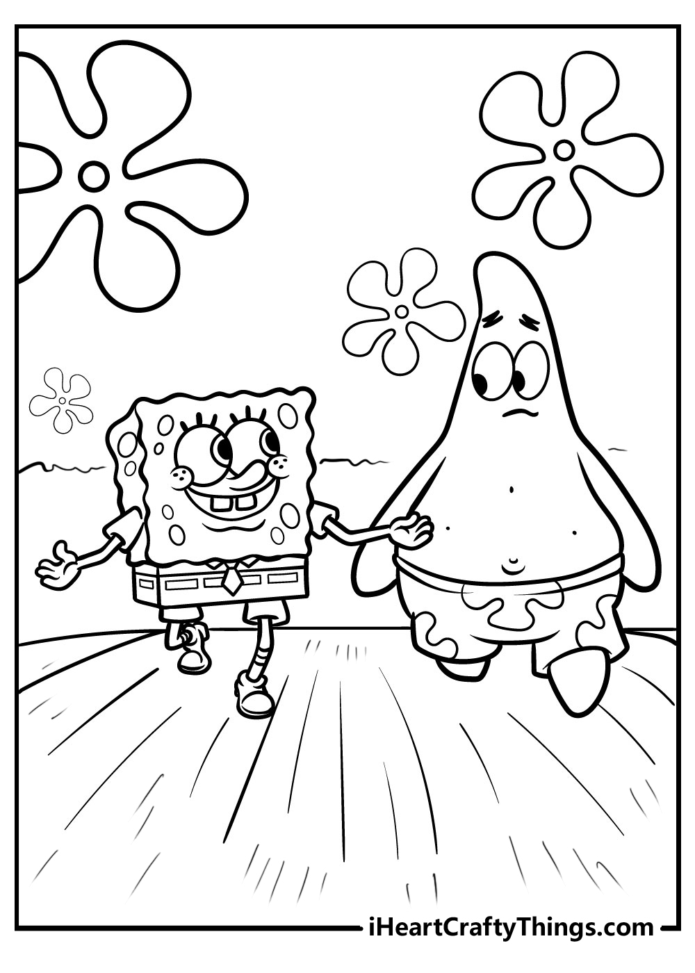 Sponge Bob Coloring Sheet 95