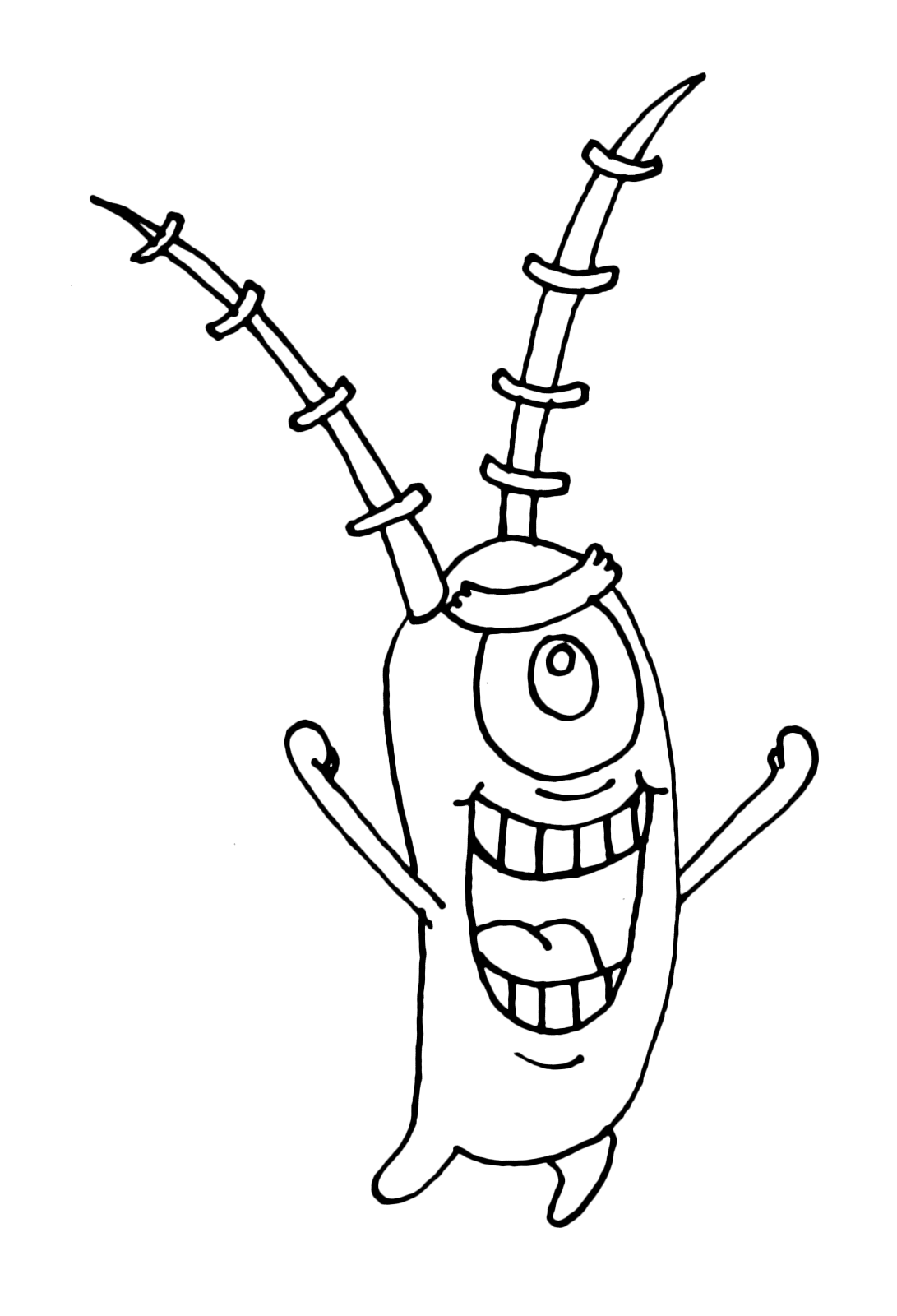 Sponge Bob Coloring Sheet 98