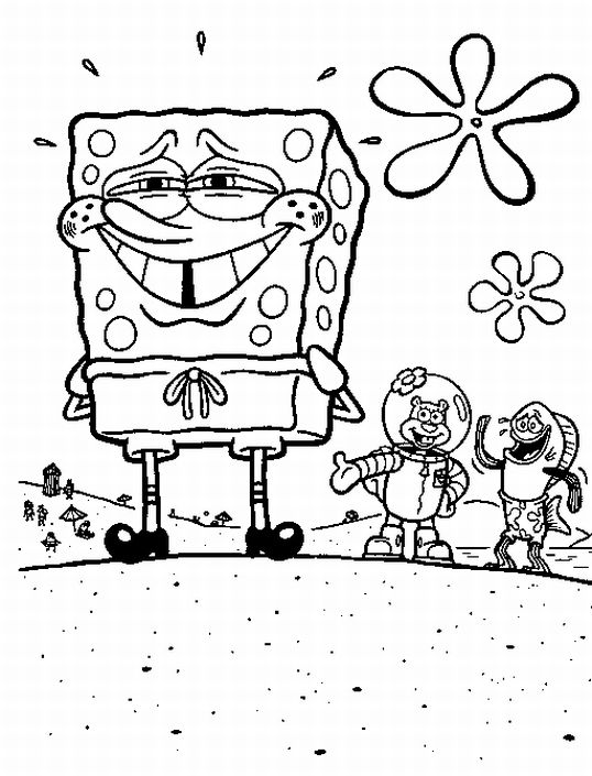 Spongebob Coloring Pages Halloween 15