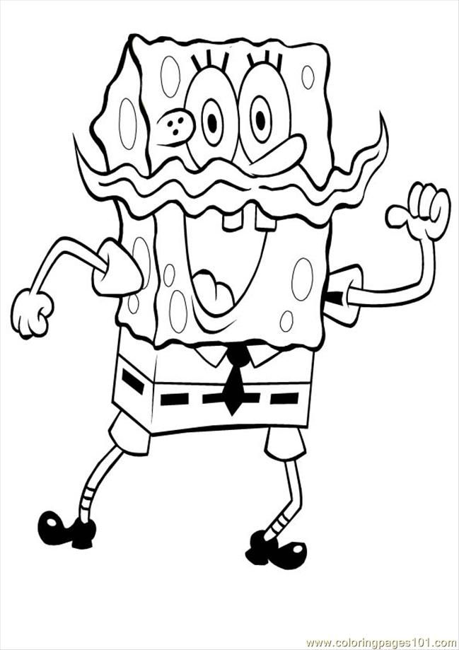 Spongebob Coloring Pages Halloween 17