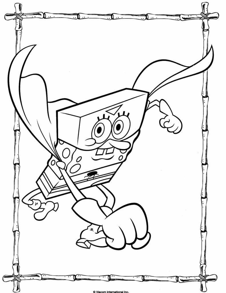 Spongebob Coloring Pages Halloween 20