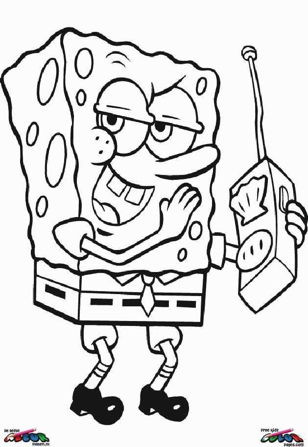 Spongebob Coloring Pages Halloween 21