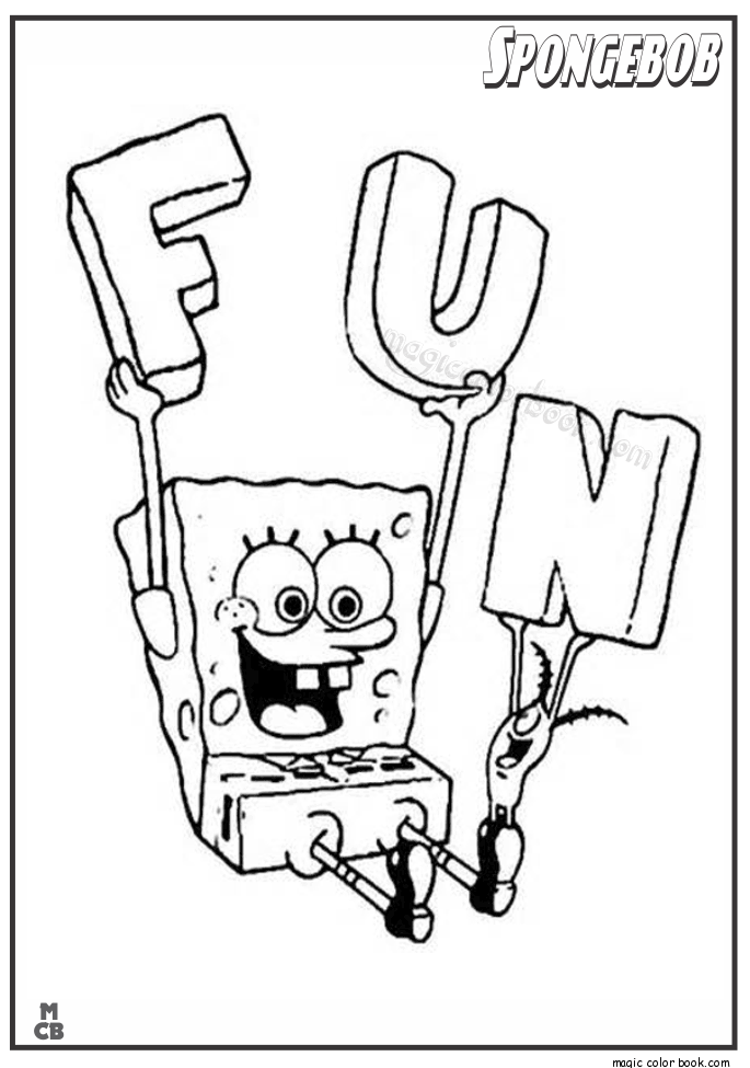 Spongebob Coloring Pages Halloween 22