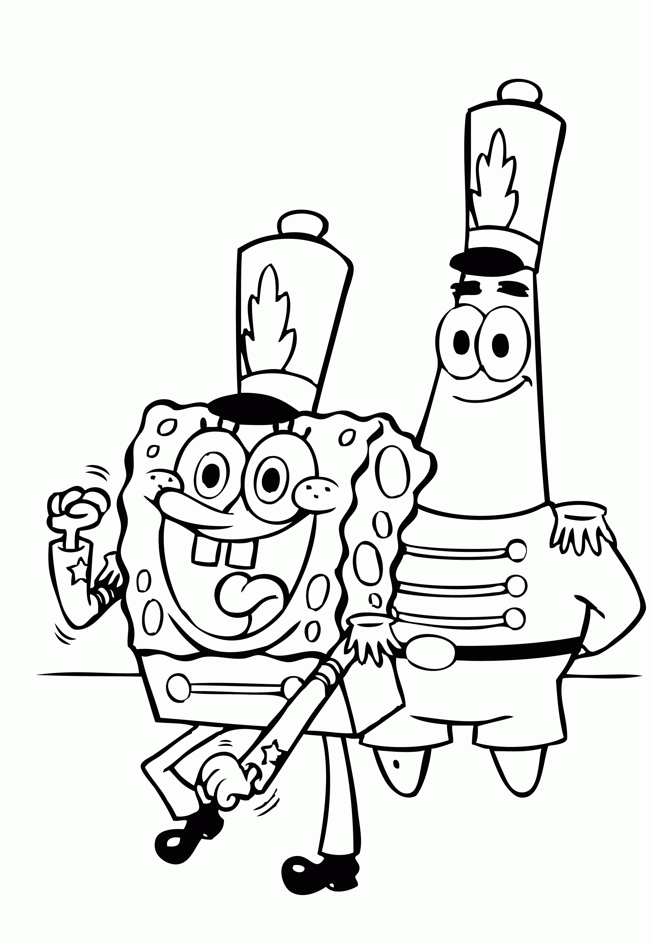 Spongebob Coloring Pages Halloween 25