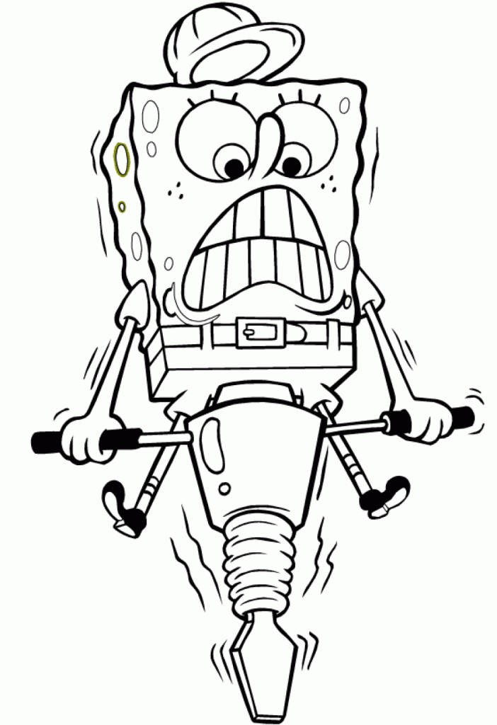 Spongebob Coloring Pages Halloween 26