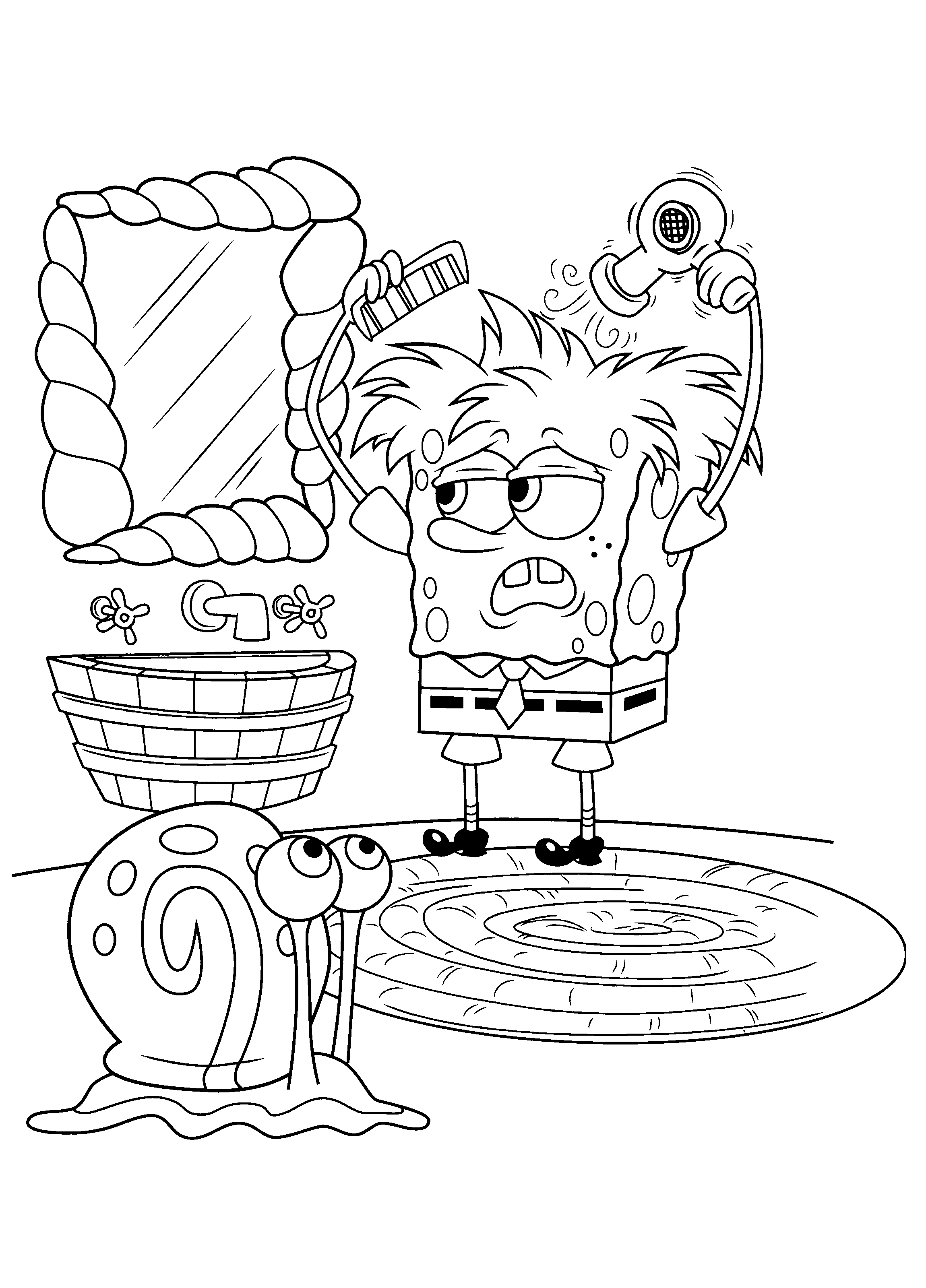 Spongebob Coloring Pages Halloween 27