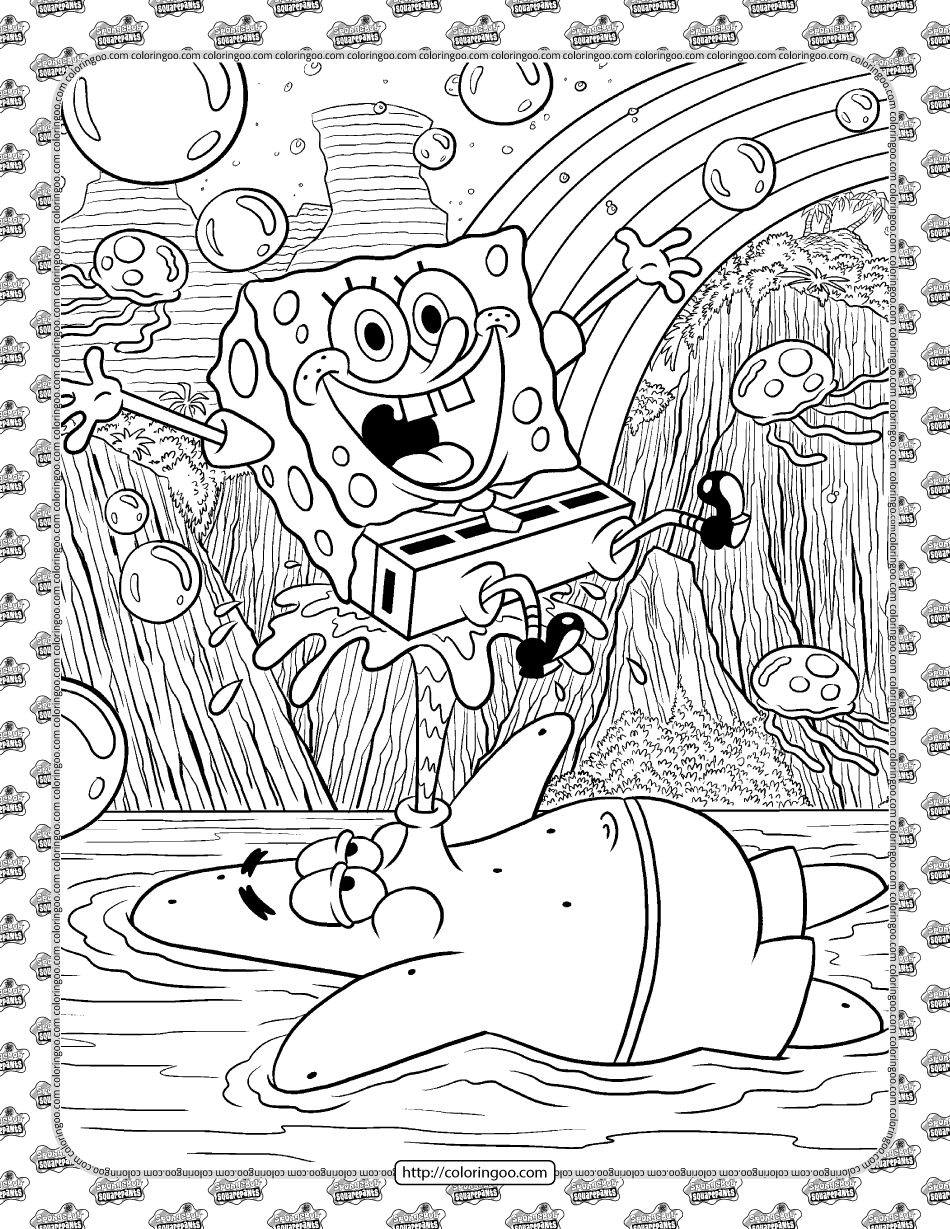 Spongebob Coloring Pages Halloween 31