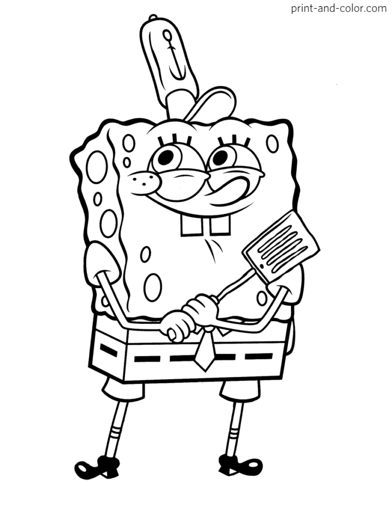 Spongebob Coloring Pages Halloween 32