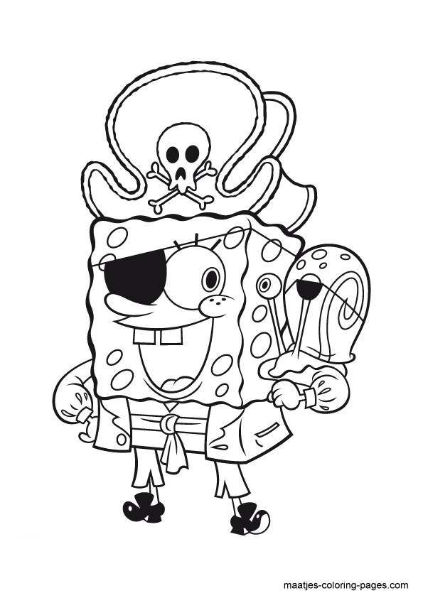 Spongebob Coloring Pages Halloween 60