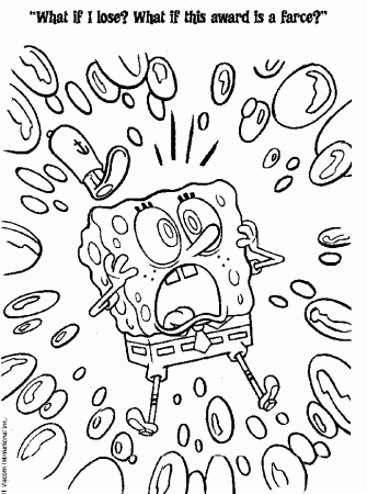 Spongebob Coloring Pages Halloween 69