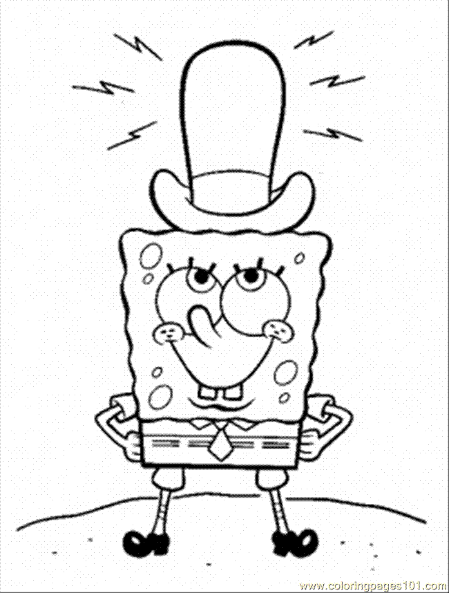 Spongebob Coloring Pages Halloween 74