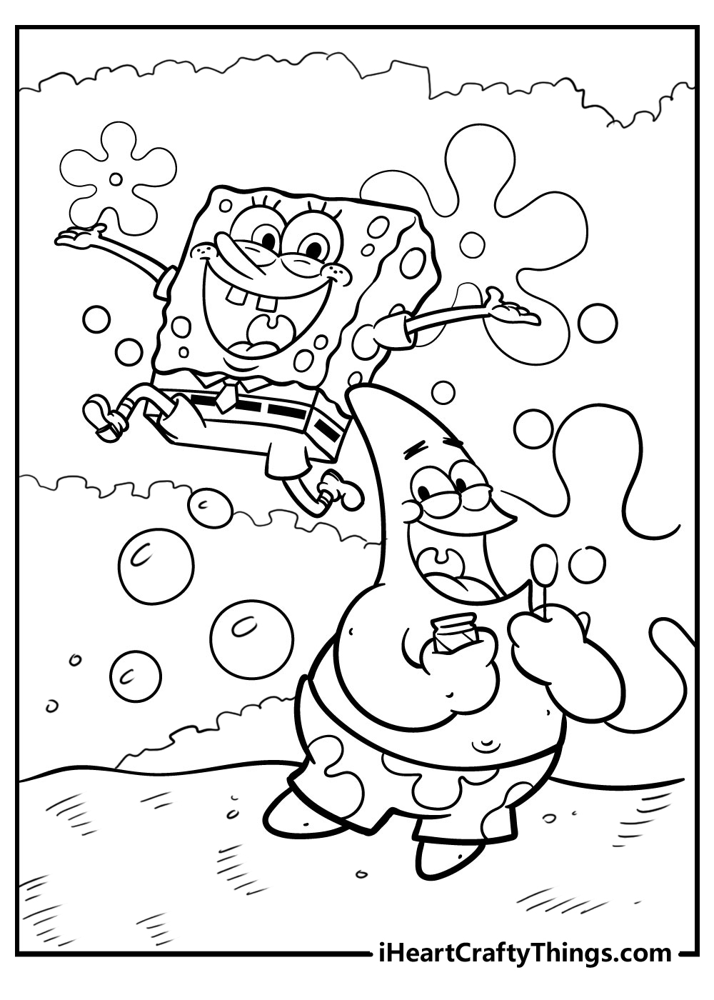 Spongebob Coloring Pages Halloween 75