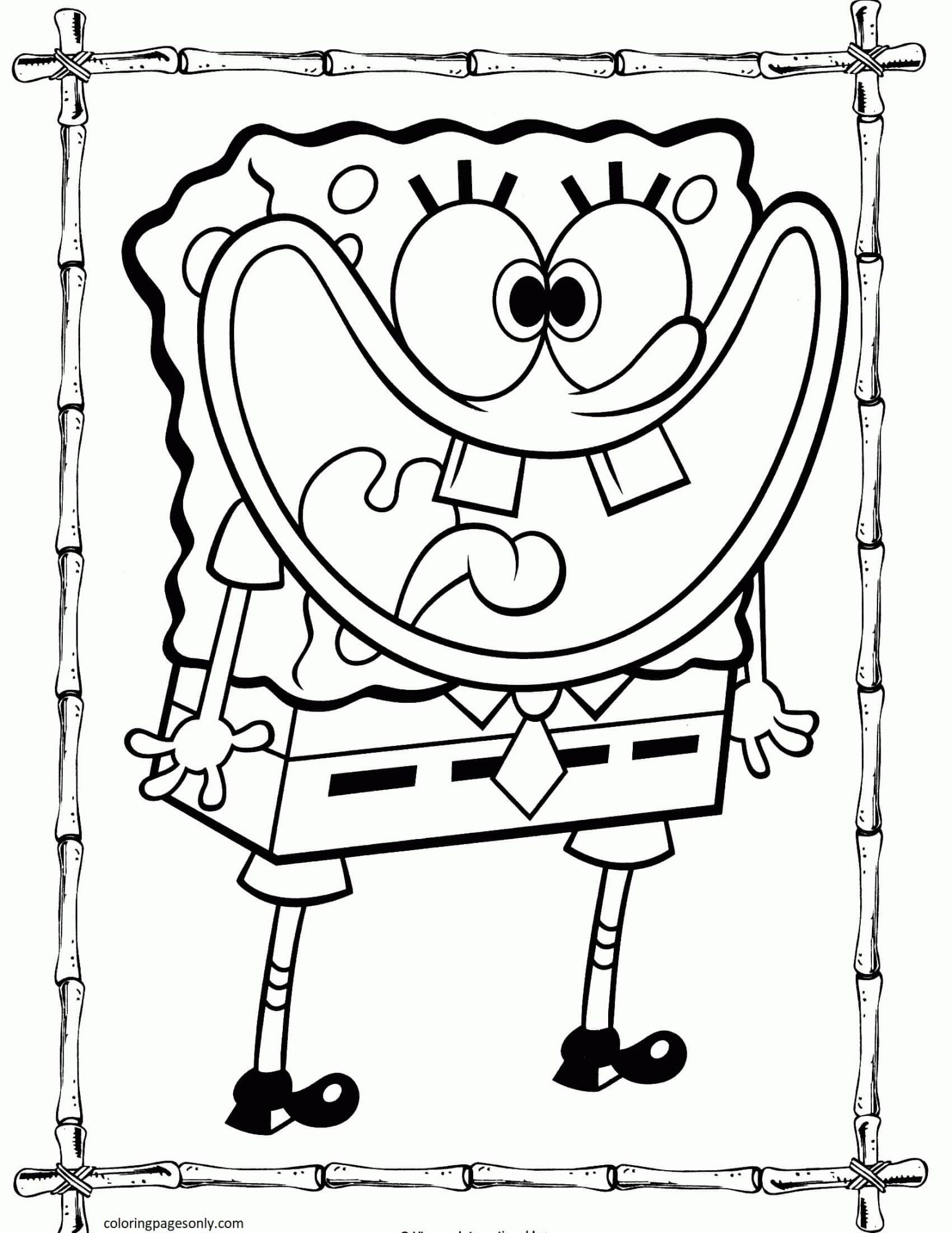 Spongebob Coloring Pages Halloween 76