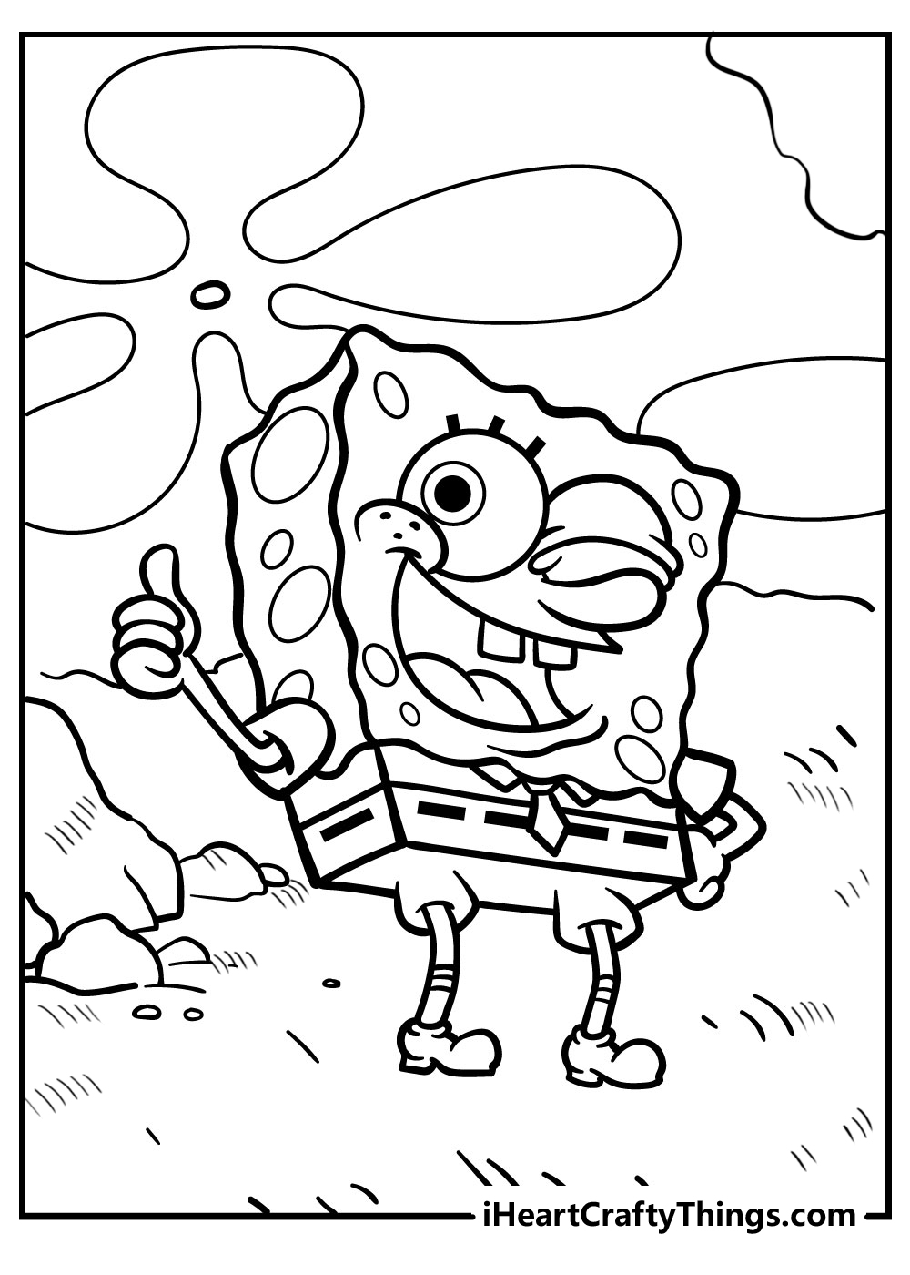 Spongebob Coloring Pages Halloween 79