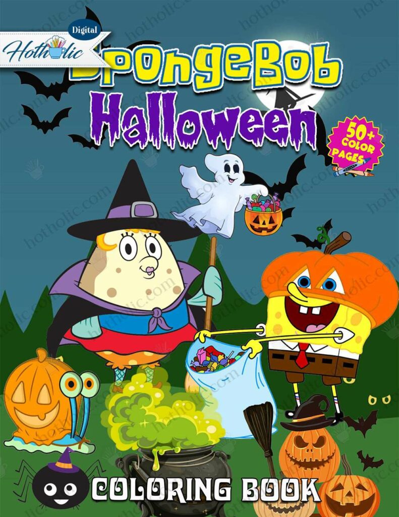 Spongebob Coloring Pages Halloween 80