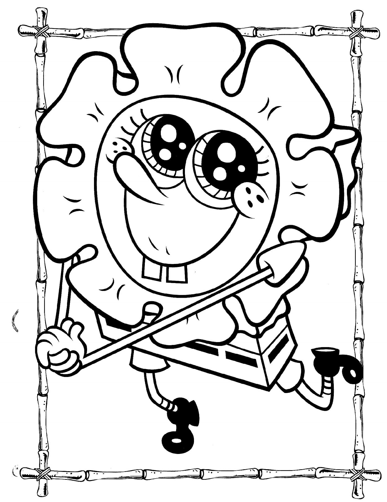 Spongebob Coloring Pages Halloween 82