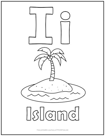 35 Letter I Coloring Pages Printable 26