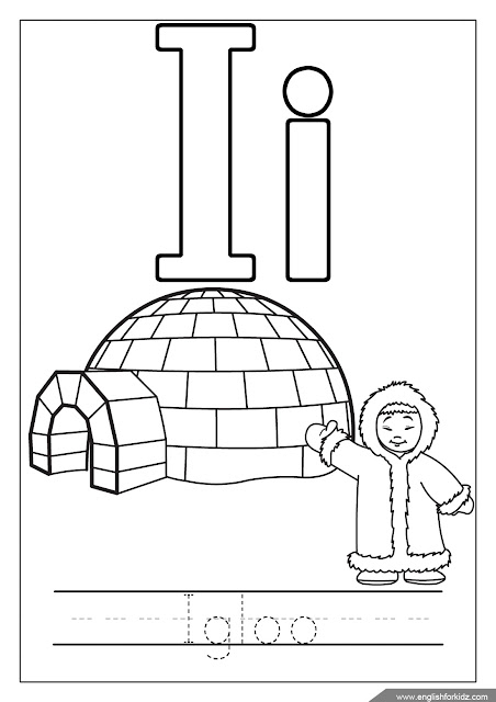 35 Letter I Coloring Pages Printable 30