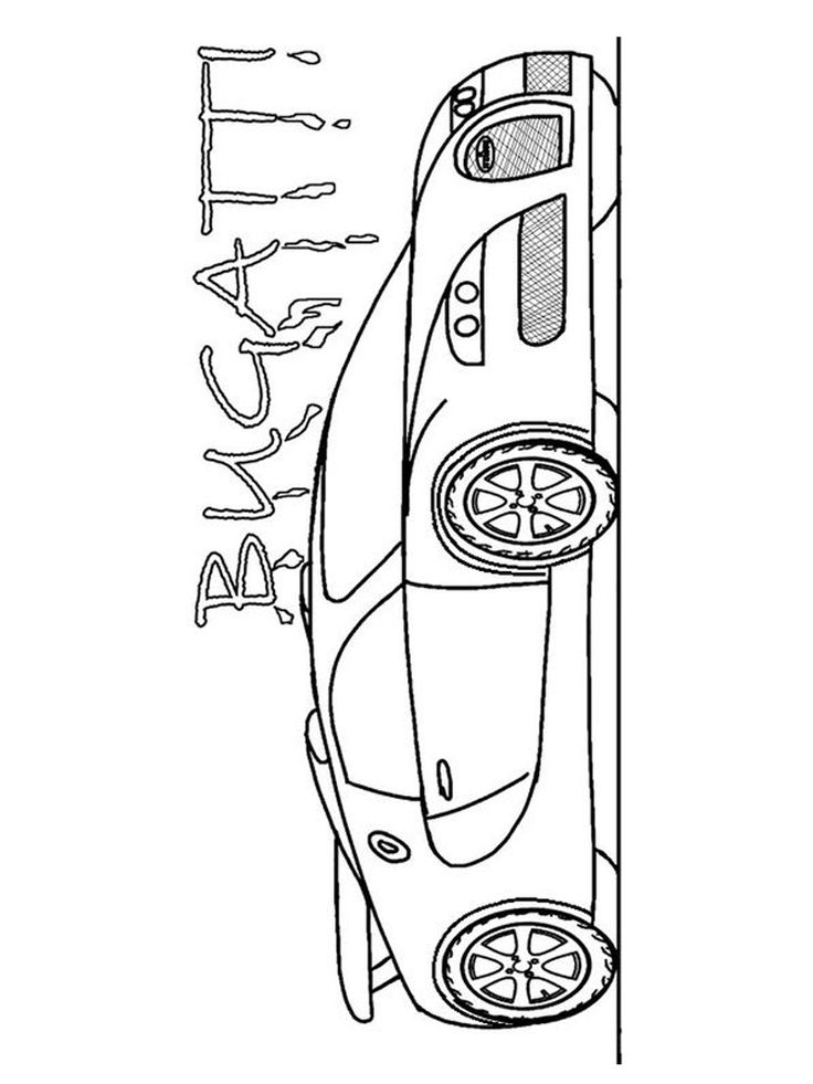 45 Bugatti Coloring Sheet 40