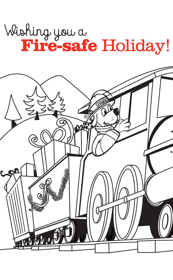 45 Christmas Train Coloring Page 44