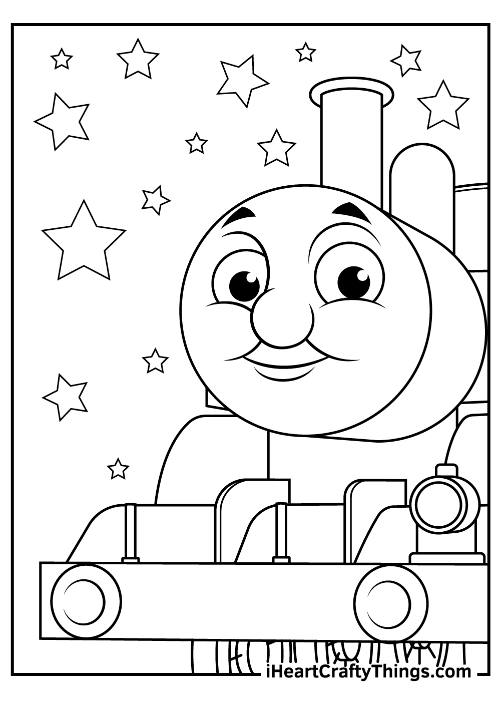 45 Christmas Train Coloring Page 45