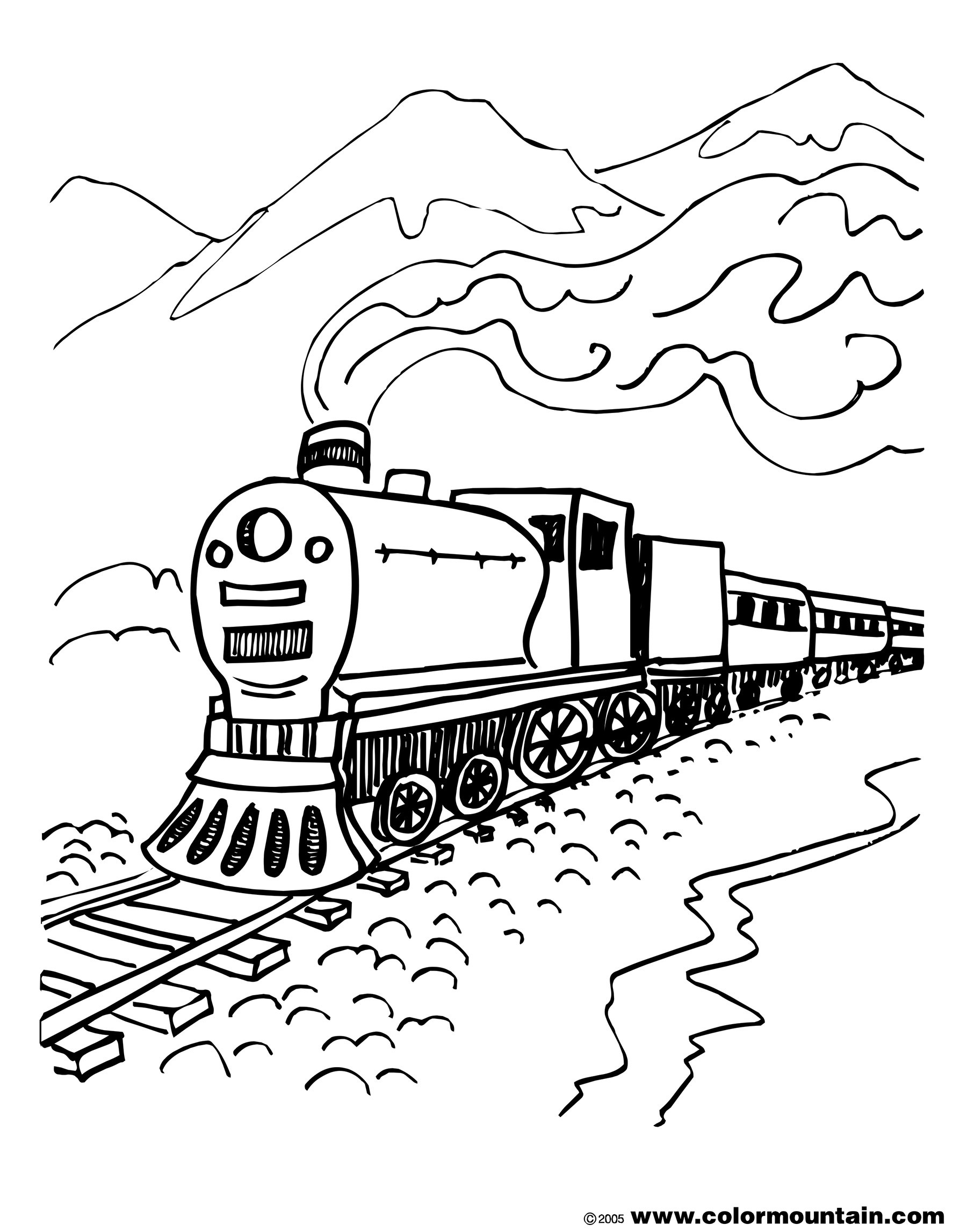 45 Christmas Train Coloring Page 56