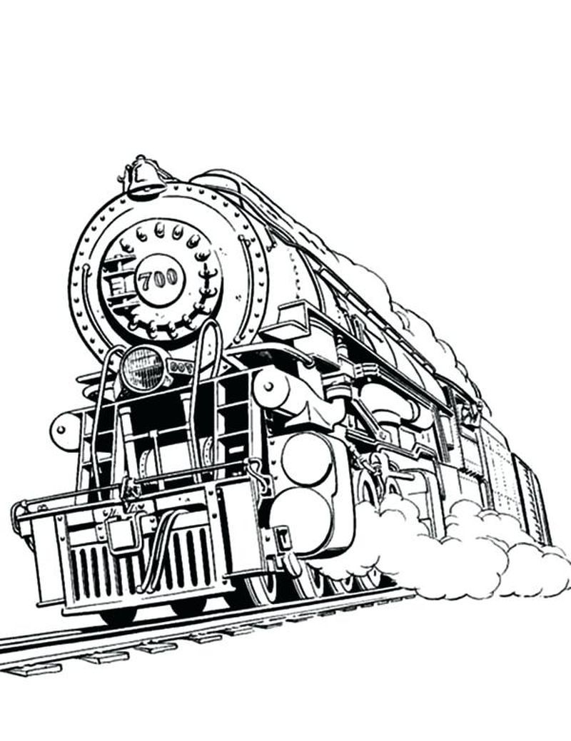 45 Christmas Train Coloring Page 58