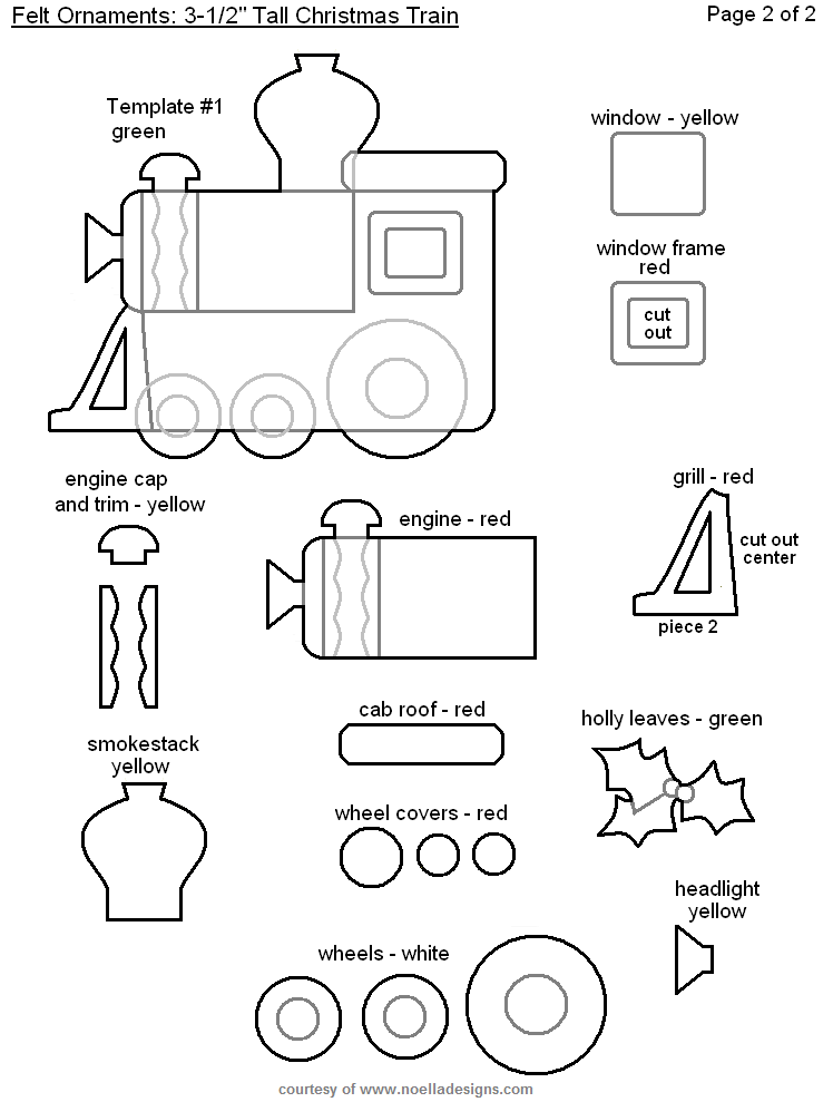 45 Christmas Train Coloring Page 59