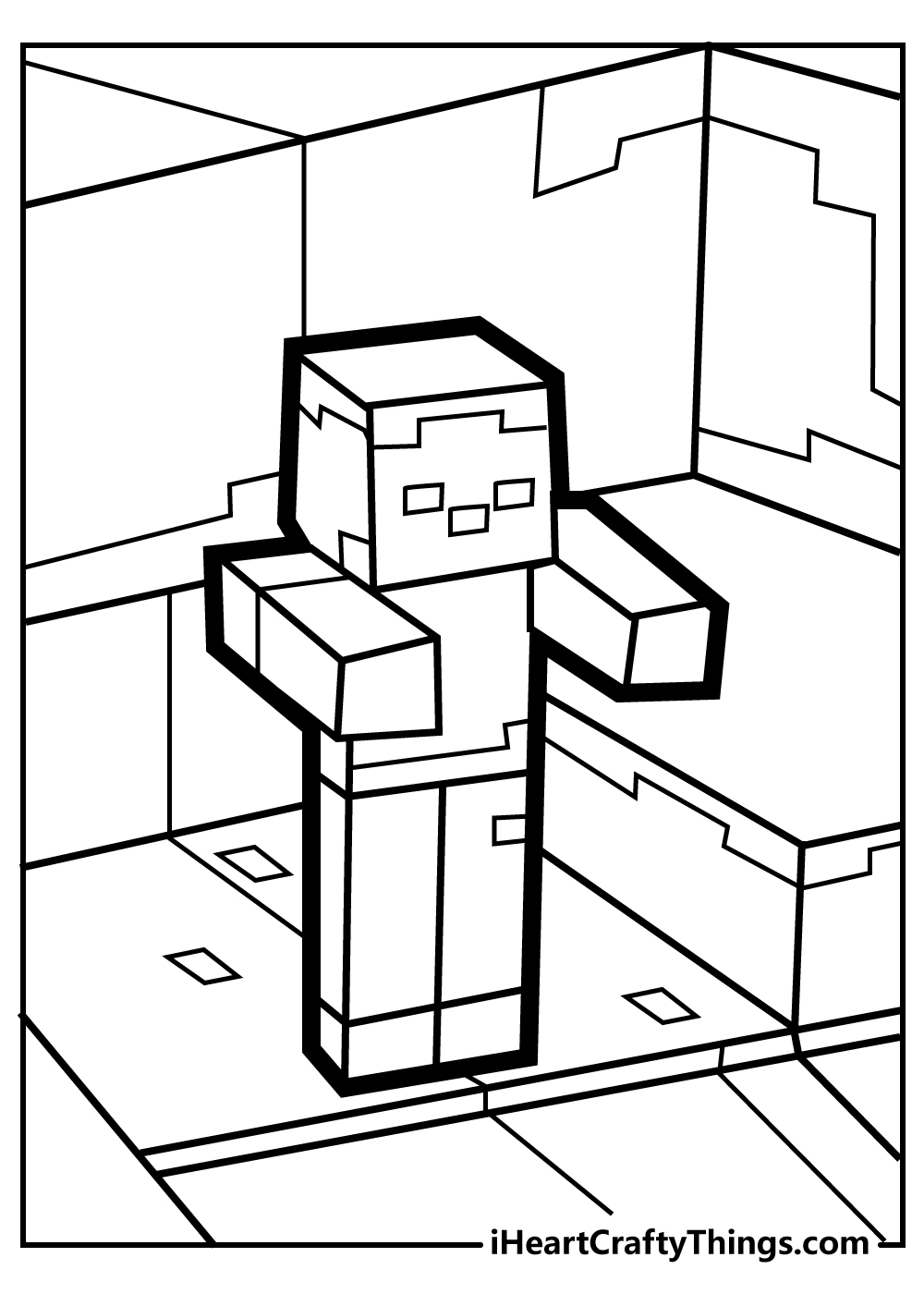 45 Free Minecraft Coloring Sheets 3