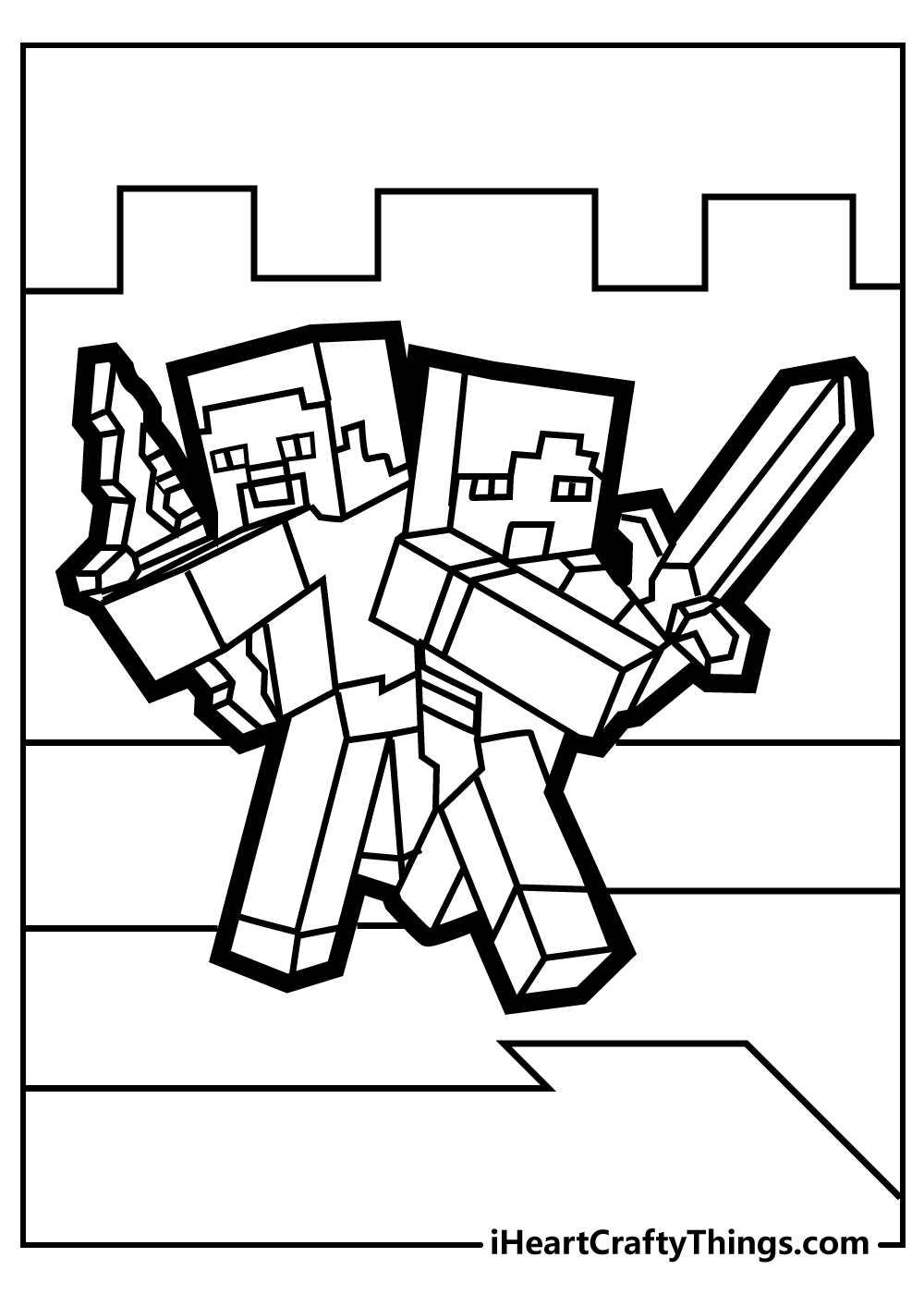 45 Free Minecraft Coloring Sheets 31