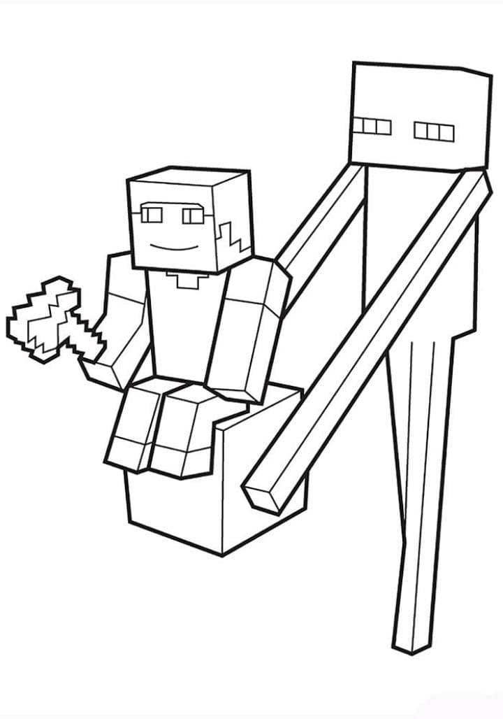 45 Free Minecraft Coloring Sheets 33