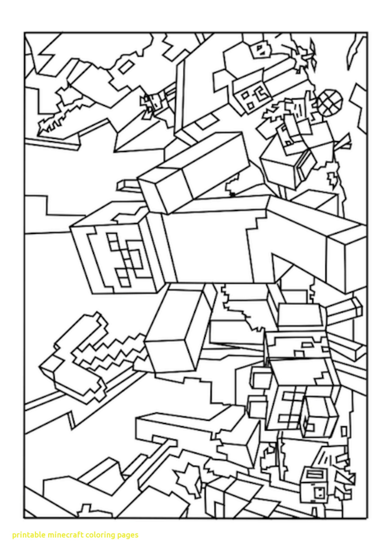 45 Free Minecraft Coloring Sheets 34