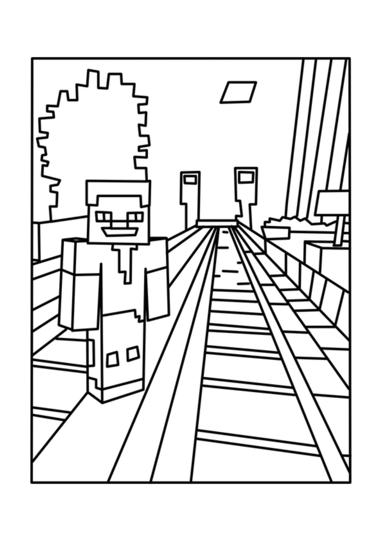 45 Free Minecraft Coloring Sheets 43