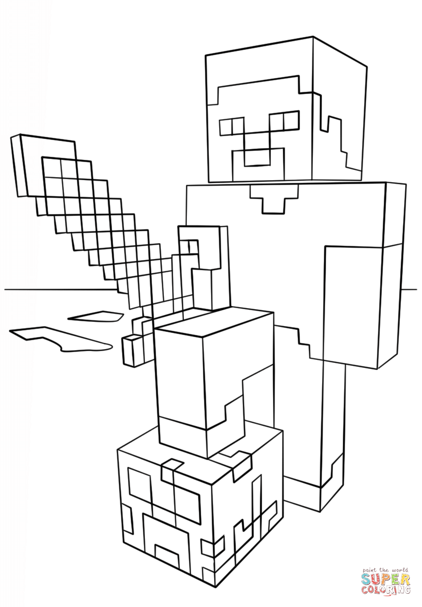 45 Free Minecraft Coloring Sheets 51