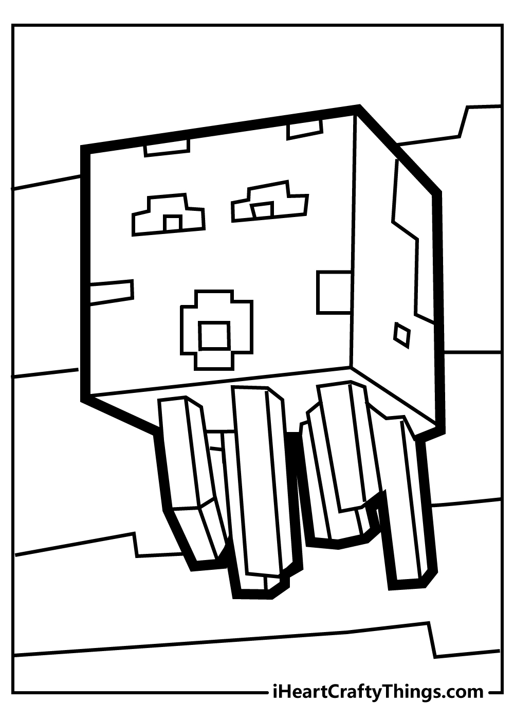 45 Free Minecraft Coloring Sheets 55