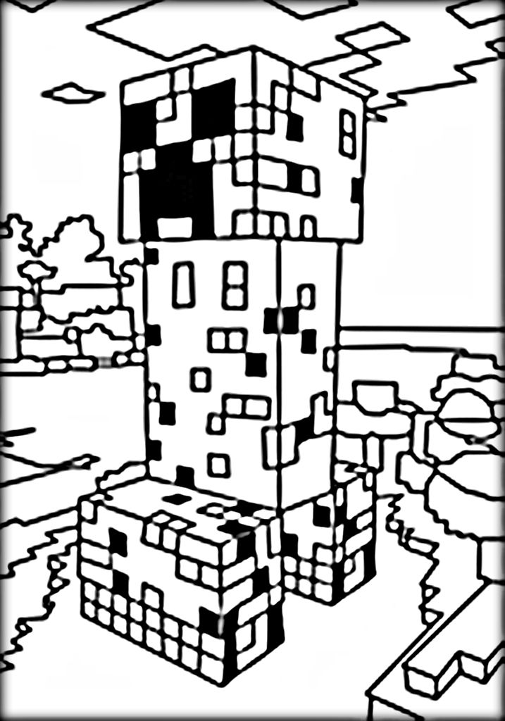 45 Free Minecraft Coloring Sheets 56