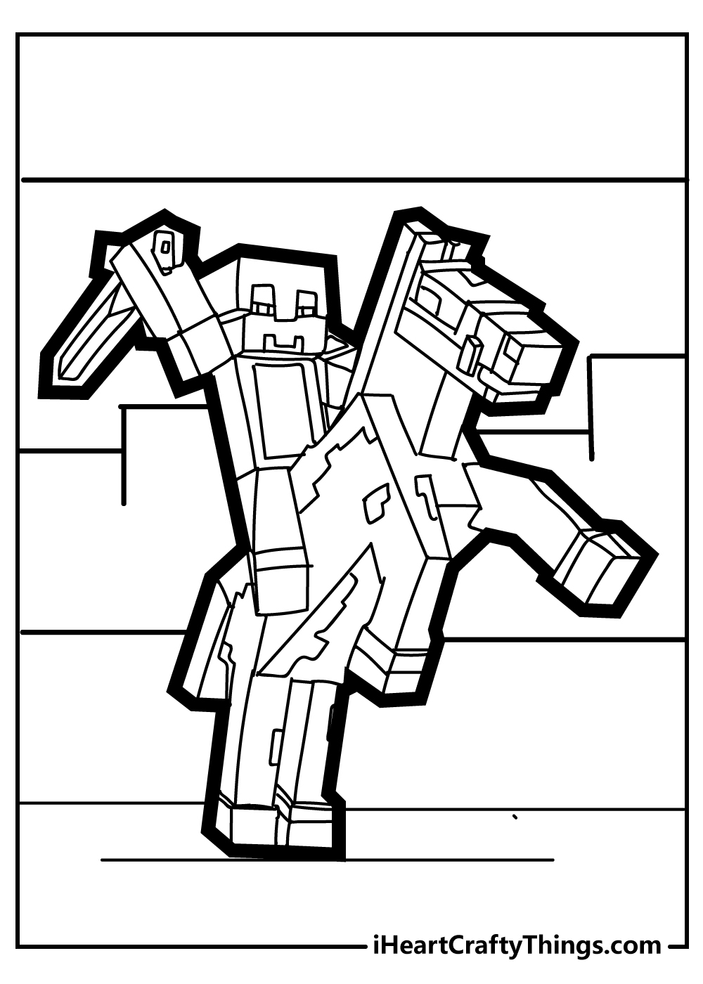 45 Free Minecraft Coloring Sheets 6