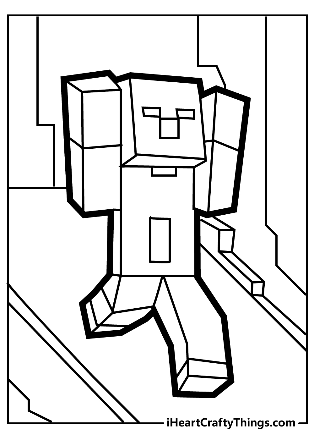 45 Free Minecraft Coloring Sheets 64