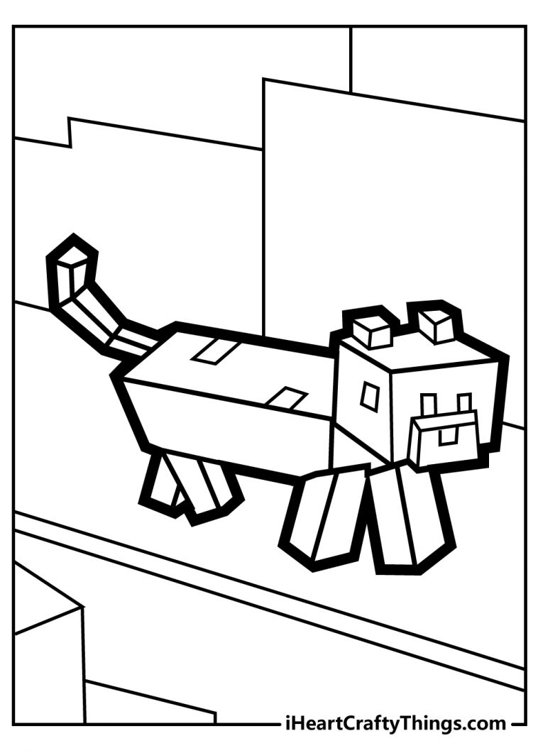 45 Free Minecraft Coloring Sheets 65