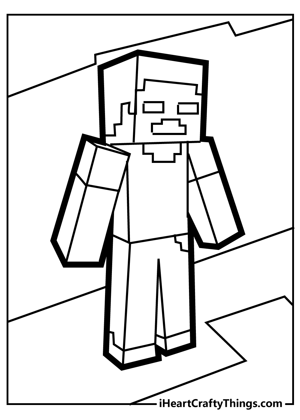 45 Free Minecraft Coloring Sheets 7