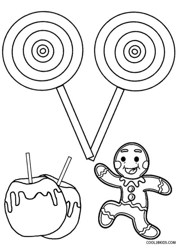 50 Candy Coloring Sheet 26