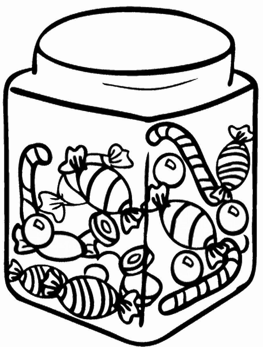 50 Candy Coloring Sheet 3